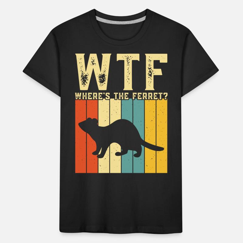 Frettchen Kinder Premium Bio T-Shirt
