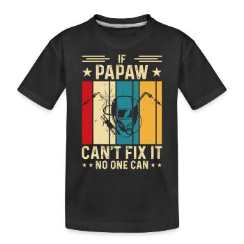 Schweißen Schweißer - Kinder Premium Bio T-Shirt - Schwarz - Vorne