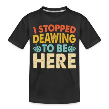 Artistes peintres - T-shirt bio Premium Enfant - noir - Devant