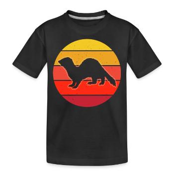 Furet - T-shirt bio Premium Enfant - noir - Devant