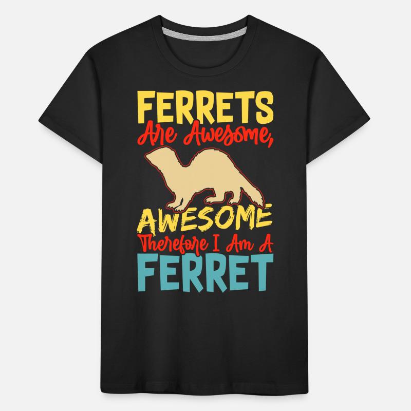 Frettchen Kinder Premium Bio T-Shirt