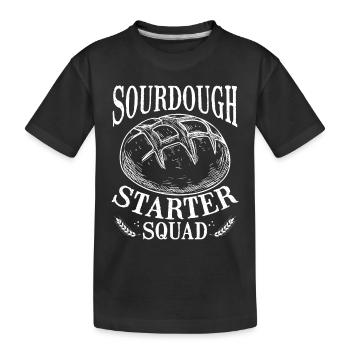 Équipe de démarrage au levain - T-shirt bio Premium Enfant - noir - Devant