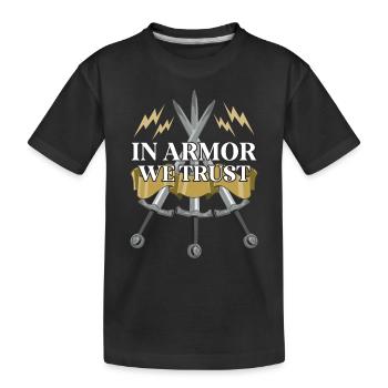 Chevaliers Chevaliers Armure médiévale de la Renaissance - T-shirt bio Premium Enfant - noir - Devant