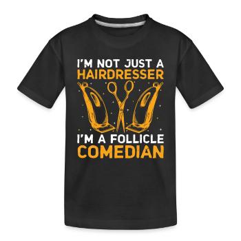 Coiffeur Coiffeur Coiffeur Coiffure Coiffure - T-shirt bio Premium Enfant - noir - Devant