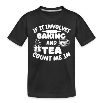 Boulanger Confiserie Confiserie Boulangerie Boulangerie - T-shirt bio Premium Enfant - noir - Devant