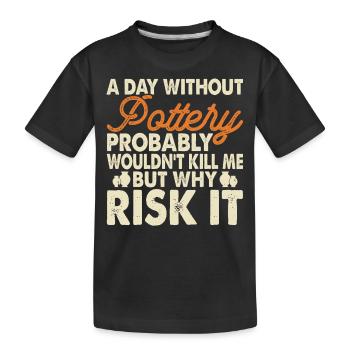 Poterie Poterie Poterie - T-shirt bio Premium Enfant - noir - Devant