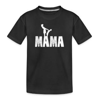 Mama - Kinder Premium Bio T-Shirt - Schwarz - Vorne