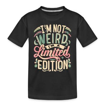 Je suis un Street Art rétro en édition limitée - T-shirt bio Premium Enfant - noir - Devant