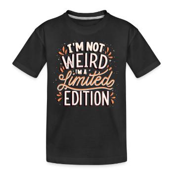 Limited Edition Graffiti Edition - Kids' Premium Organic T-Shirt - black - Front