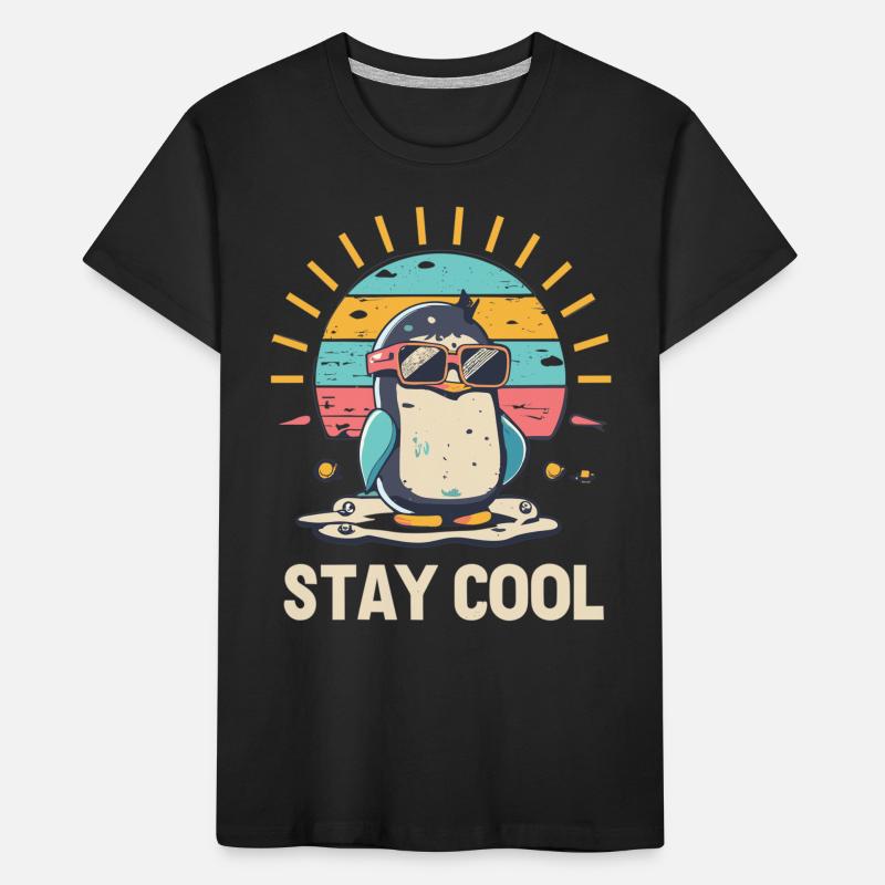 Chilling dans le style: Penguin Edition T-shirt bio Premium Enfant