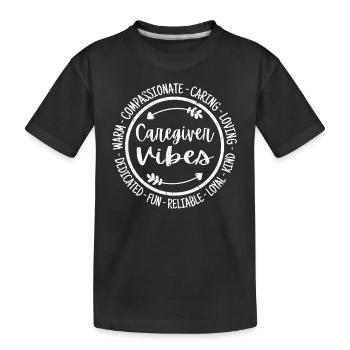 Carnival Vibes Event Wertschätzung des Karnevalspersonals - Kinder Premium Bio T-Shirt - Schwarz - Vorne