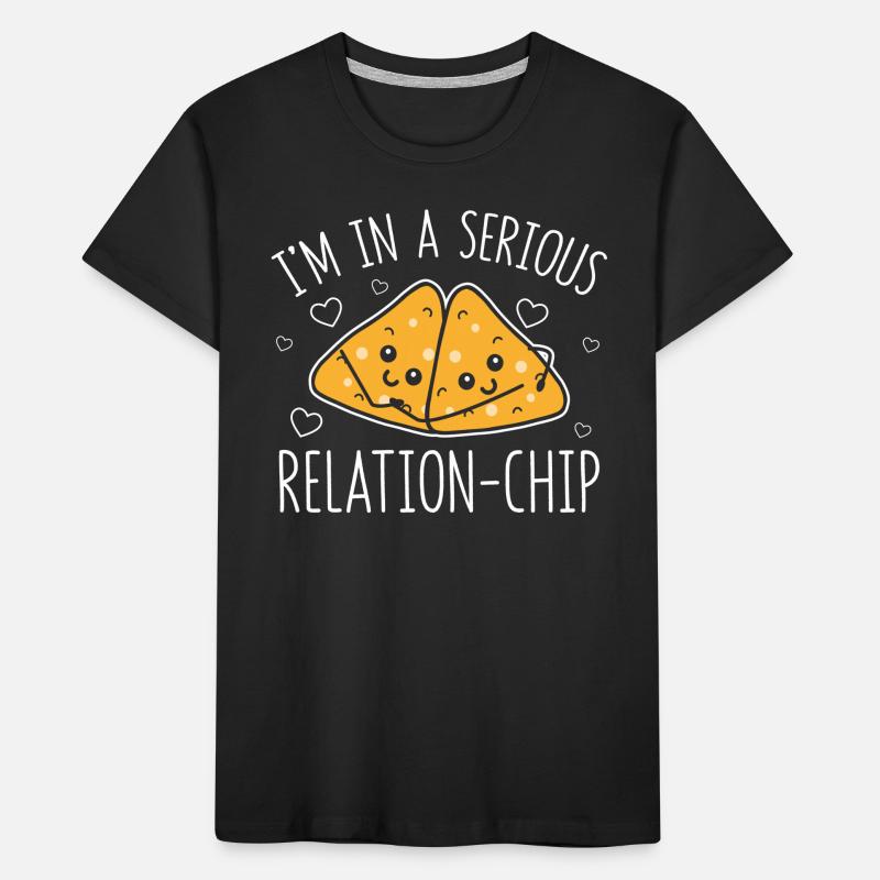 Relation sérieuse-Chip Tacos Nachos Relation T-shirt bio Premium Enfant