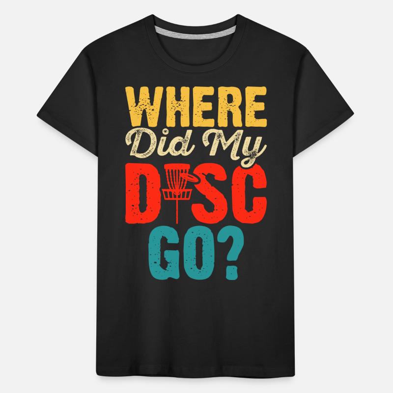 Discgolf Disc Golf Kids' Premium Organic T-Shirt