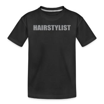 Coiffeur Slip Outfit Coiffeur - T-shirt bio Premium Enfant - noir - Devant