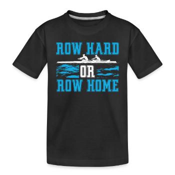 Ranger dur ou ranger après - T-shirt bio Premium Enfant - noir - Devant
