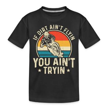 Motocross - T-shirt bio Premium Enfant - noir - Devant