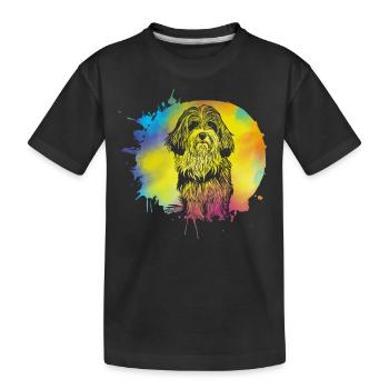 Havanais rétro - T-shirt bio Premium Enfant - noir - Devant