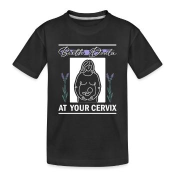Doula Nurse Midwife - Kids' Premium Organic T-Shirt - black - Front