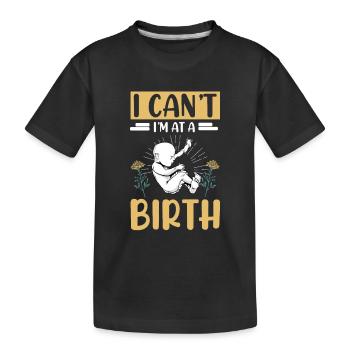 Doula Nurse Midwife - Kids' Premium Organic T-Shirt - black - Front