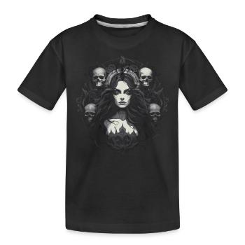 Gothic Aesthetics Goth - Kids' Premium Organic T-Shirt - black - Front