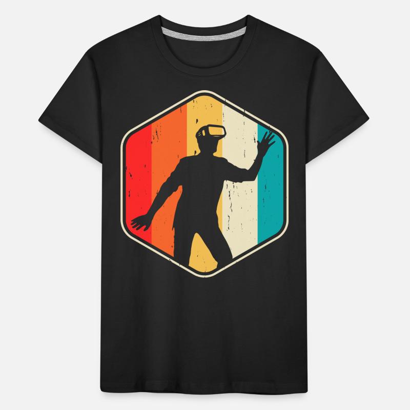 VR Virtual Reality Kids' Premium Organic T-Shirt