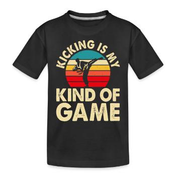 Karate Martial Arts - Kids' Premium Organic T-Shirt - black - Front