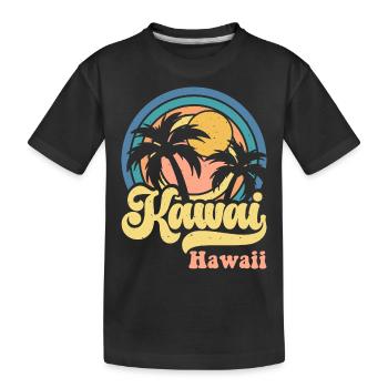 Hawaï - T-shirt bio Premium Enfant - noir - Devant