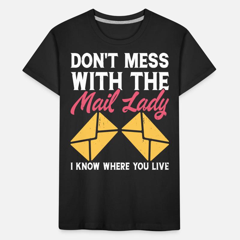 Briefträger Postbote Kinder Premium Bio T-Shirt