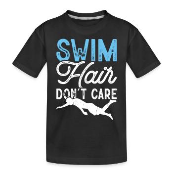 Nageurs - T-shirt bio Premium Enfant - noir - Devant