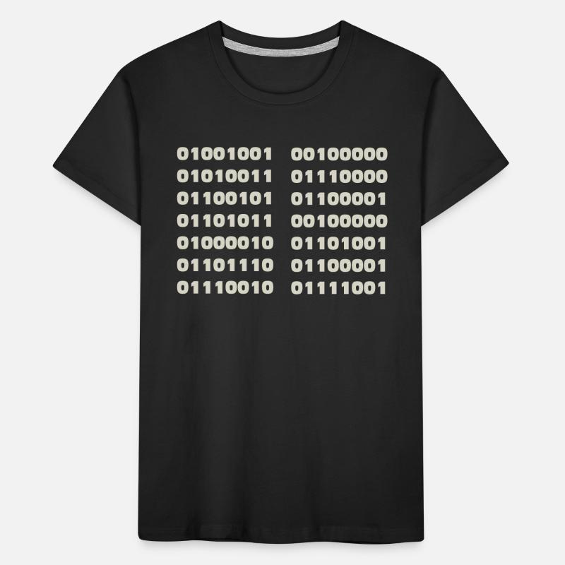 Ich Spreche Binär Code Lustiges Informatiker Coder Kinder Premium Bio T-Shirt