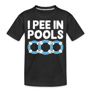 Nageurs - T-shirt bio Premium Enfant - noir - Devant