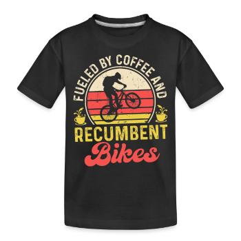 Bicyclette - T-shirt bio Premium Enfant - noir - Devant
