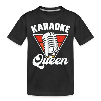 Karaoké - T-shirt bio Premium Enfant - noir - Devant