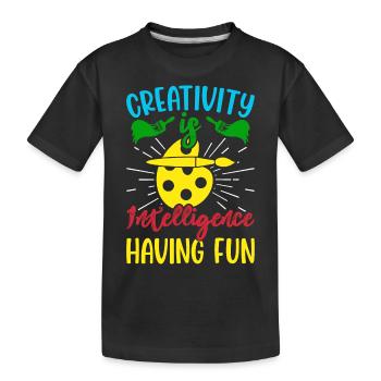 Artiste peintre - T-shirt bio Premium Enfant - noir - Devant