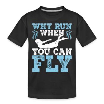 Nageurs - T-shirt bio Premium Enfant - noir - Devant