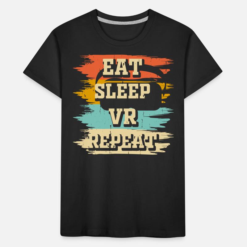 Réalité virtuelle VR T-shirt bio Premium Enfant