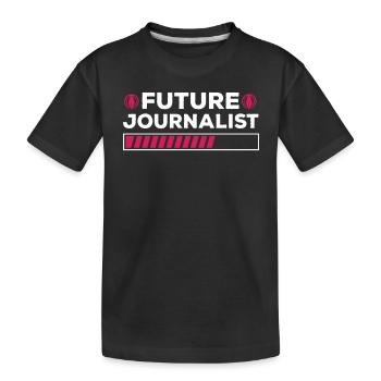 Future Journalist Shirt Media Journalism - T-shirt bio Premium Enfant - noir - Devant