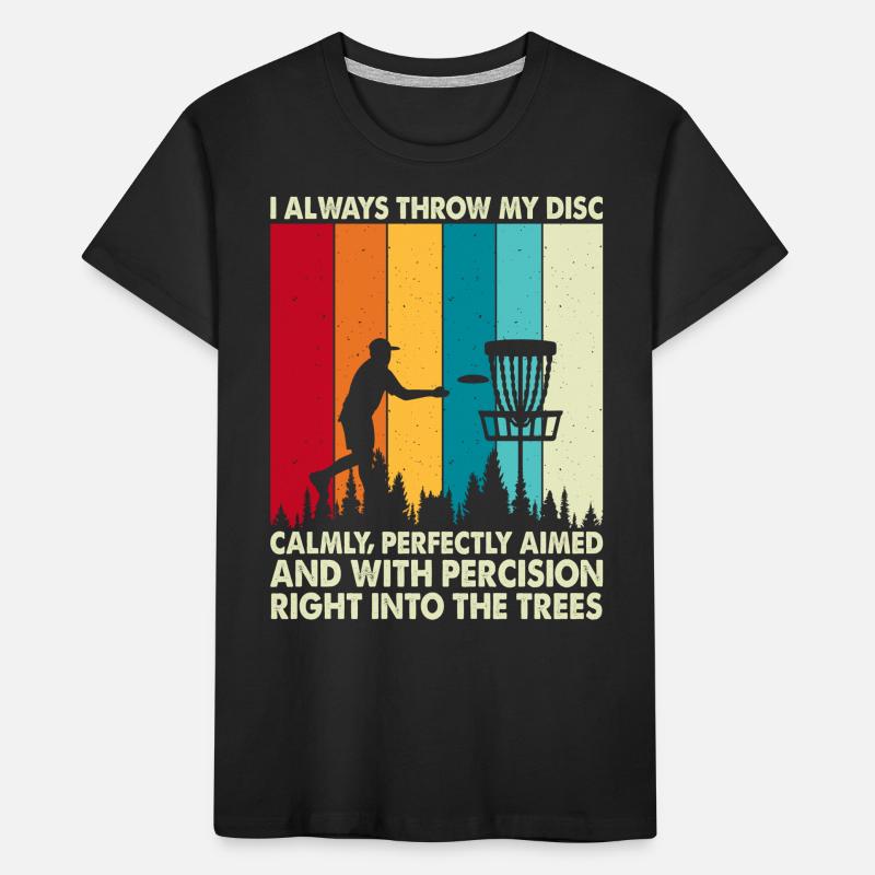 Discgolf Disc Golf T-shirt bio Premium Enfant