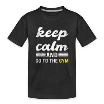 Gymnase Dicton - T-shirt bio Premium Enfant - noir - Devant