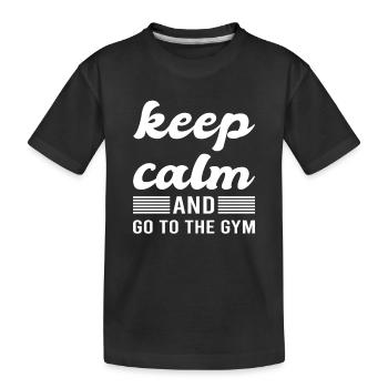 Gymnase Dicton - T-shirt bio Premium Enfant - noir - Devant