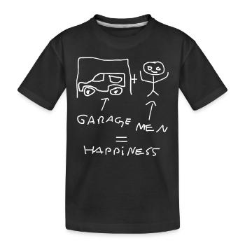 Garage mari ami - T-shirt bio Premium Enfant - noir - Devant
