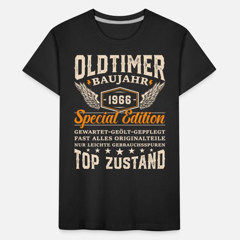 Vintage Oldtimer 1966 Geschenk Kinder Premium Bio T-Shirt