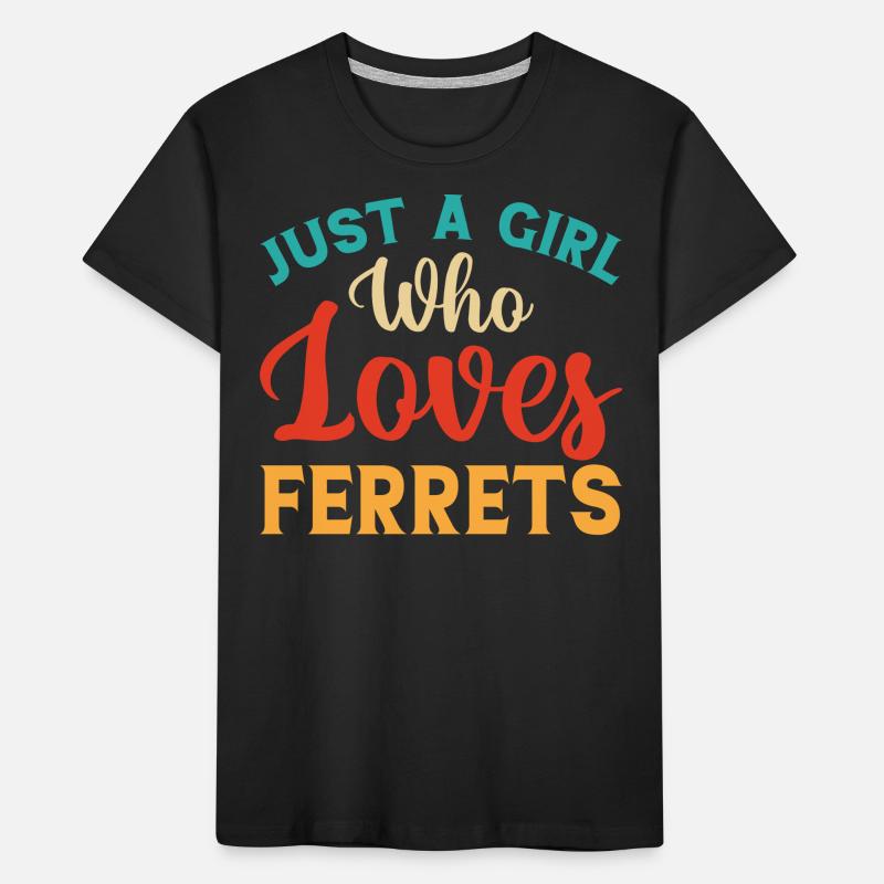 Frettchen Kinder Premium Bio T-Shirt