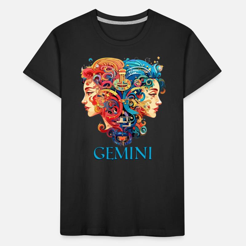 Embrace Your Gemini Identity: Gemini Pride Kids' Premium Organic T-Shirt