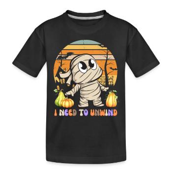 J’AI BESOIN DE ME DÉTENDRE - T-shirt bio Premium Enfant - noir - Devant