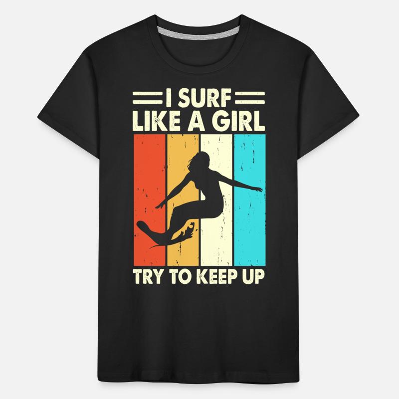 Surfer Surf T-shirt bio Premium Enfant