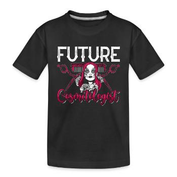 Future Cosmétologist Esthetician Beauty Services - T-shirt bio Premium Enfant - noir - Devant
