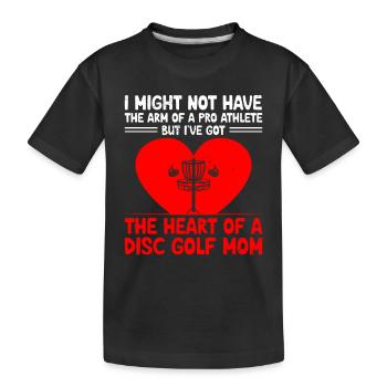 Disc Golf Player Disc Golfer Frisbee Player Par Pu - T-shirt bio Premium Enfant - noir - Devant