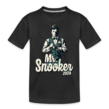 Mr. Snooker Pool Billiards Joueur de snooker - T-shirt bio Premium Enfant - noir - Devant