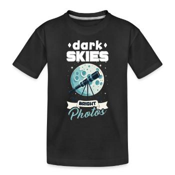 Astrophotographie Astronomy Space Camera - T-shirt bio Premium Enfant - noir - Devant